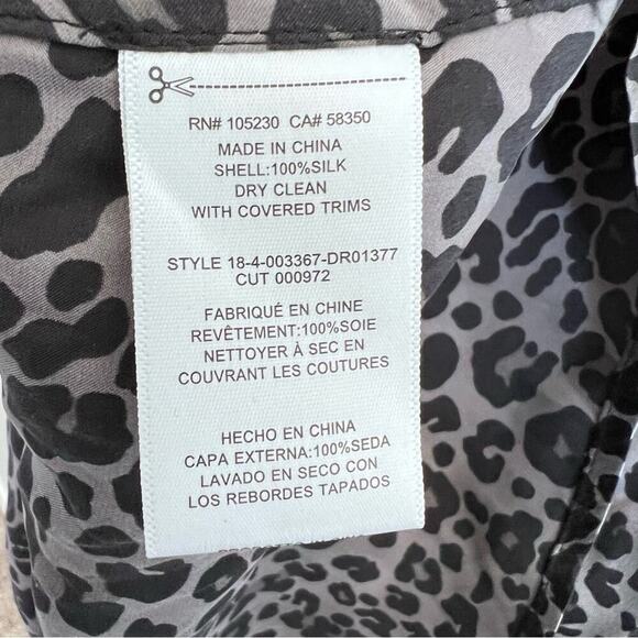 Equipment Zipporah Short Dress in Silver Steel Multi - Picture 9 of 10